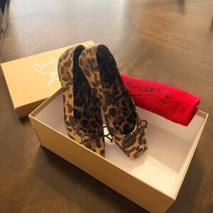 Christian Louboutin Leopard Print Heels